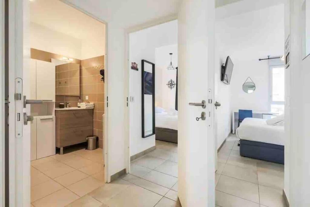 Logement Moderne Luxueux Parking Ac Cote De La Mer Nice Exterior foto